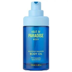 New Isle of Paradise Blue Body Oil with Ceramides